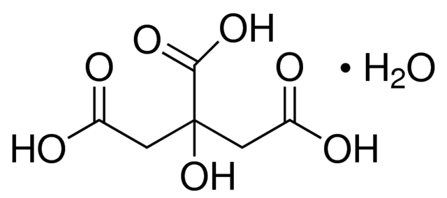 Citric Acid Monohydrate Meets USP 41-NF 36, EP 9.0, JP 17 and BP 2016 testing specifications