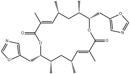 Conglobatin (3Z,5R,7S,8S,11Z,13R,15S,16S)-3,5,7,11,13,15- hexamethyl-8, 16-bis (1, 3-oxazol-5-ylmethyl)-1,9-dioxacyclohexadeca-3,11-diene-2,10-dione Cell Culture Tested