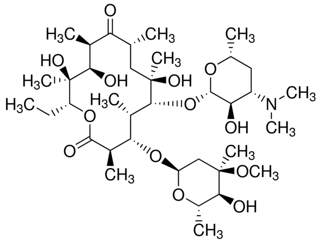 Erythromycin Plant Culture Tested