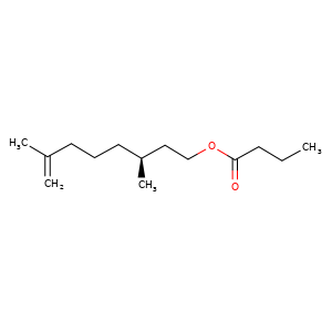 Rhodinyl Butyrate for Synthesis