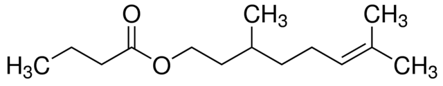 Citronellyl Butyrate for Synthesis (Citronellol Butyrate)