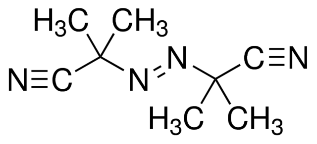 a, a-Azo Iso Butyronitrile (AIBN, 2,2-Azo Bis [2-2,Methyl Propionitrile] for synthesis