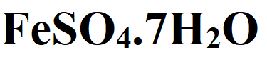 Ferrous Sulphate Heptahydrate AR/ACS Meets Analytical Specification of IP, BP, USP, Ph. Eur.