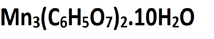 Manganese Citrate